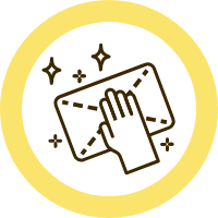 水拭きイメージ